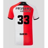 Maglia Calcio Feyenoord David Hancko #33 Prima Divisa 2024-25 Manica Corta